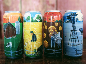 Craft beer in local Chatham-Kent artwork cans