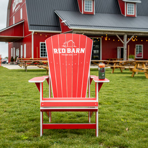 Custom Red Barn Brewing Adirondack Chair
